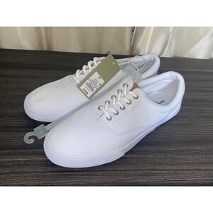 NWT Goodfellow Men's Size 10.5White Sneakers/ Tennis Shoes "Park"Lace Up Preppy